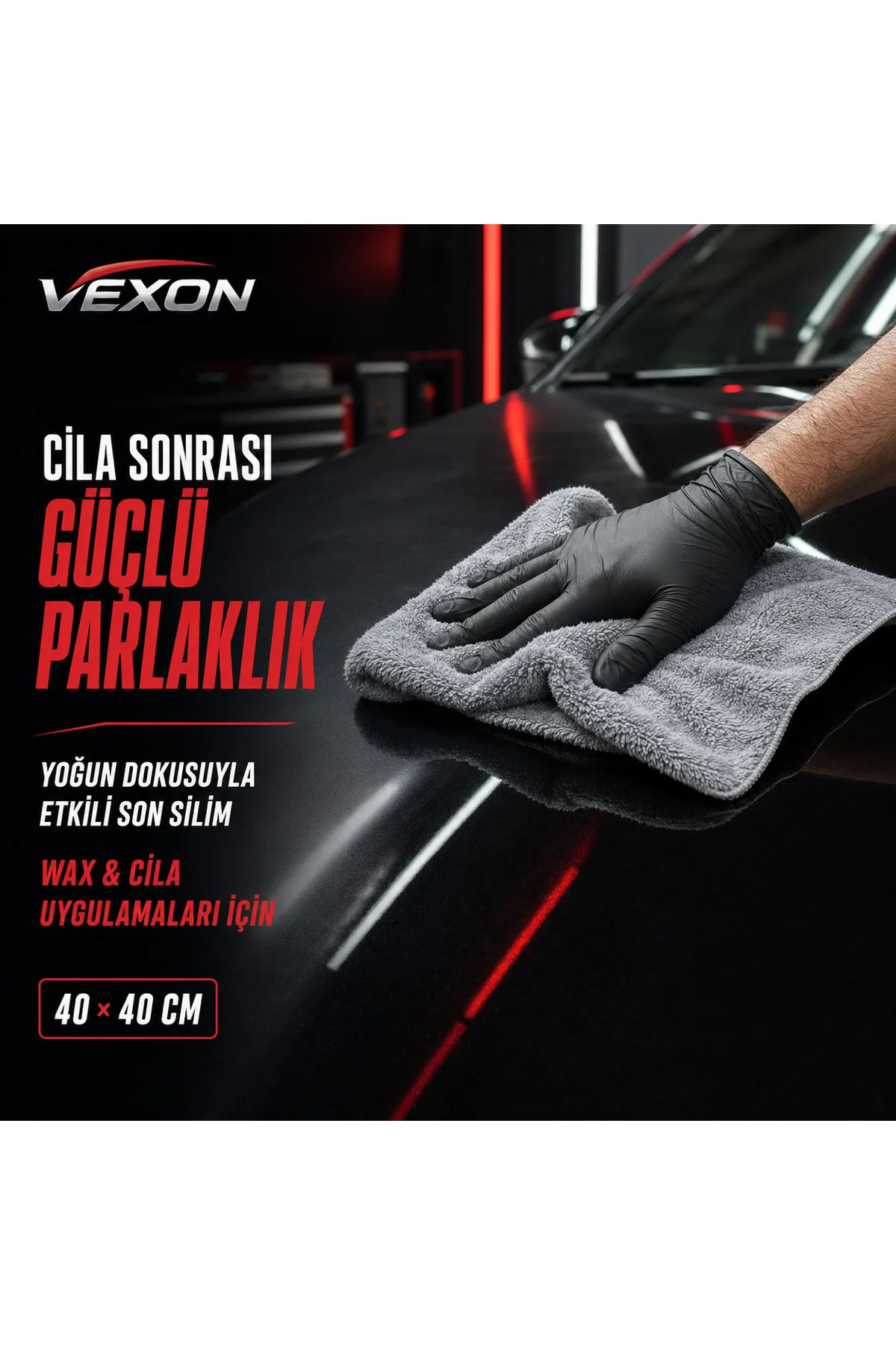 Oto Cila ve Parlatma Bezi 40 × 40 cm – Yumuşak Dokulu Araç Bakım ve Uygulama Bezi Oto Cila ve Parlatma Bezi 40 × 40 cm – Yumuşak Dokulu Araç Bakım ve Uygulama Bezi