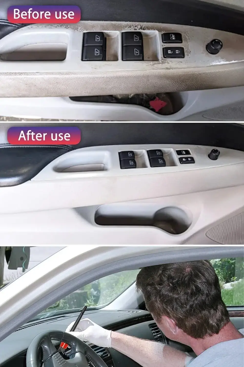 Oto Detay Fırçası Seti 5'li Kaliteli Detaylı Farklı Boyutlar, Pre