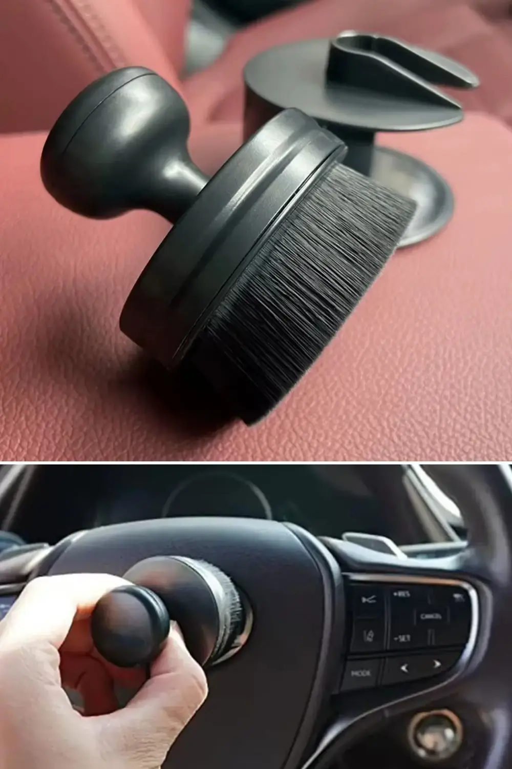 ® Oto Detay Temizlik Fırçası Yumuşak Tüylü Kapaklı Temizlik Fırça