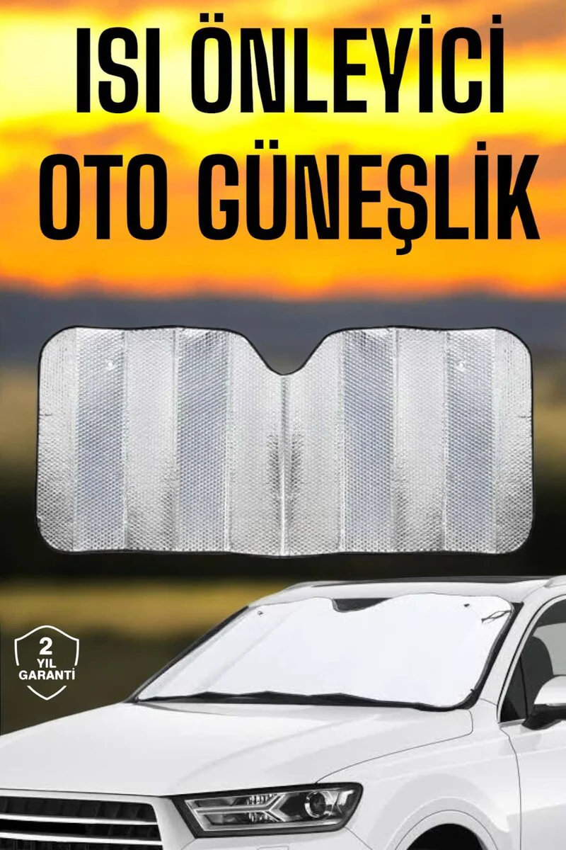 Oto Güneşlik Isı Önleyici UV Işınlarına Karşı - Araba Ön Cam Güneşliği ve Isı Yalıtımı