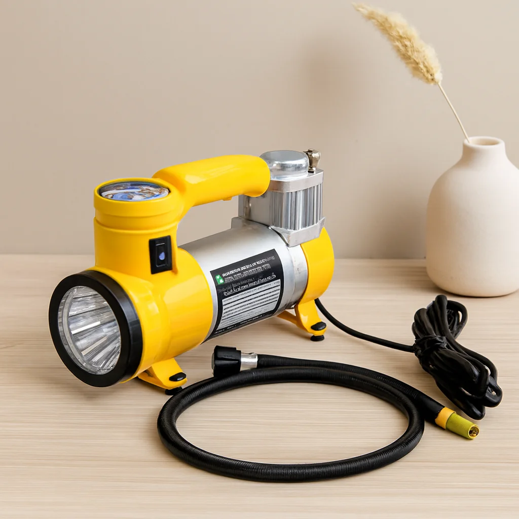 Oto Hava Kompresörü 12V 150PSI LED Fenerli Fiyatı, Yorumları ve Özellikleri