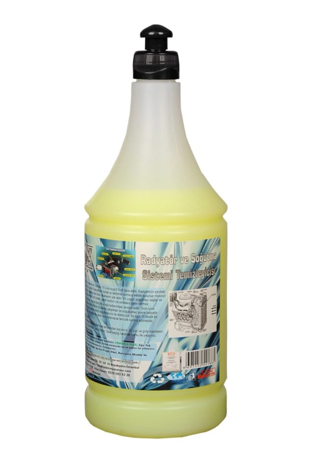 Oto Kalorifer Ve Petek Temizleme Ilacı ( Solventli ) 1 Litre