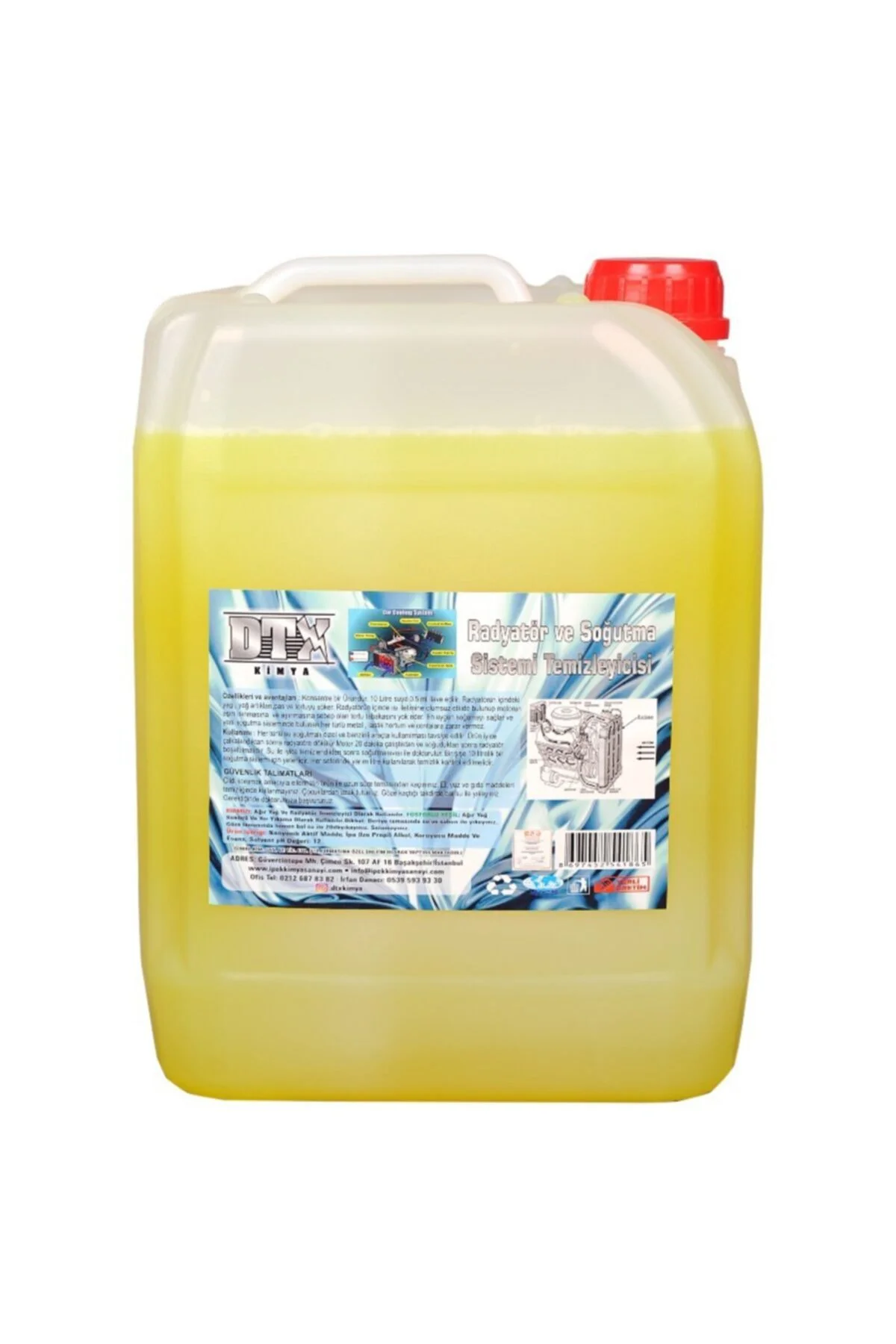 Oto Kalorifer Ve Petek Temizleme Ilacı ( Solventli ) 22/ 25 Litre