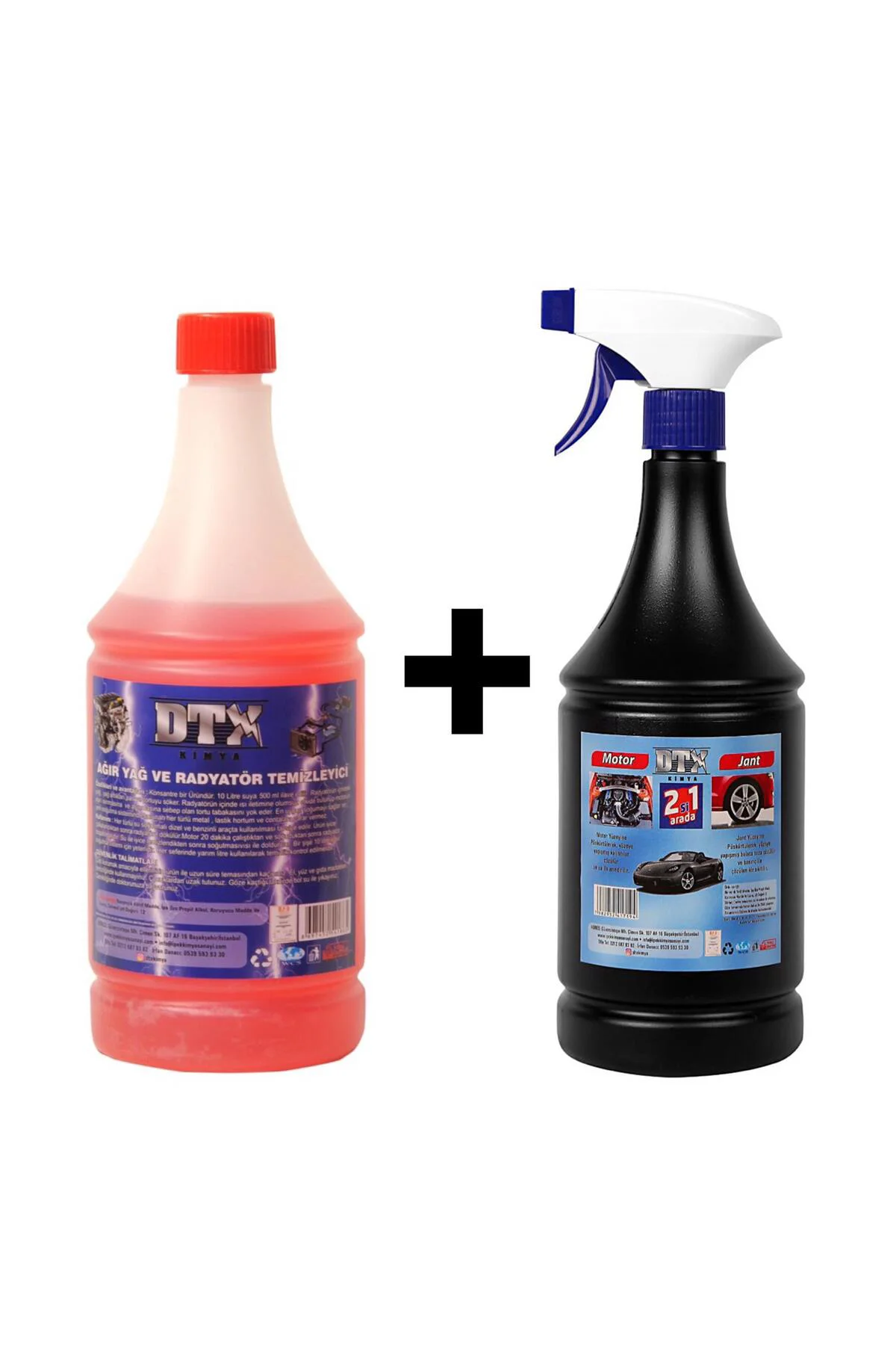 Oto Kalorifer Ve Petek Temizleme Sıvısı 1 Litre Motor Jant İlacı 