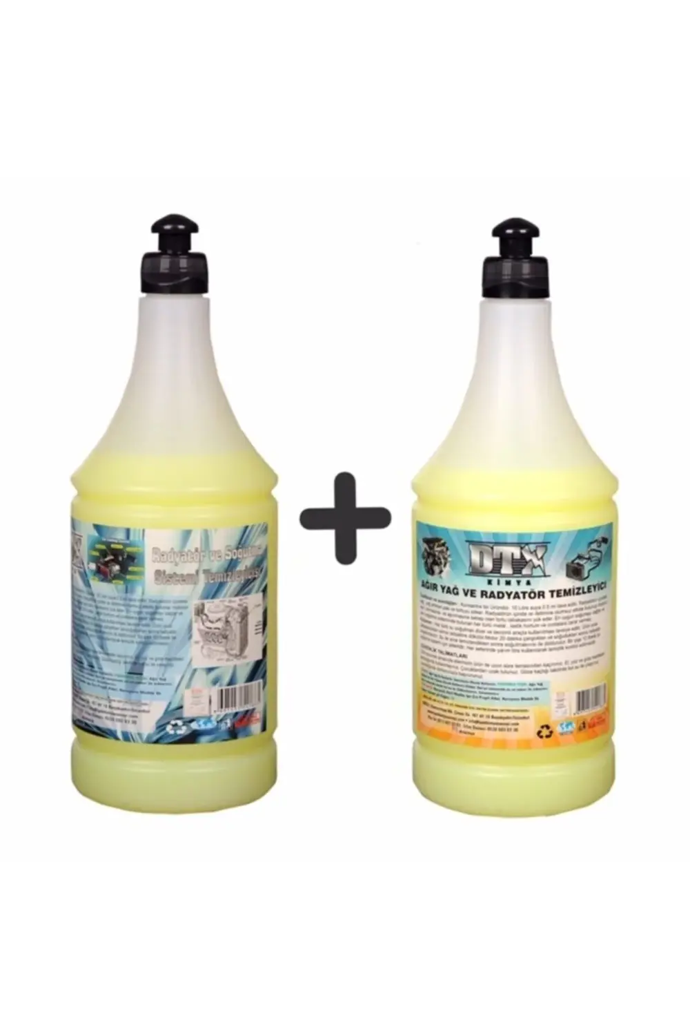 Oto Kalorifer Ve Petek Temizleme İlacı (SOLVENTLİ) 1 Litre & Rady