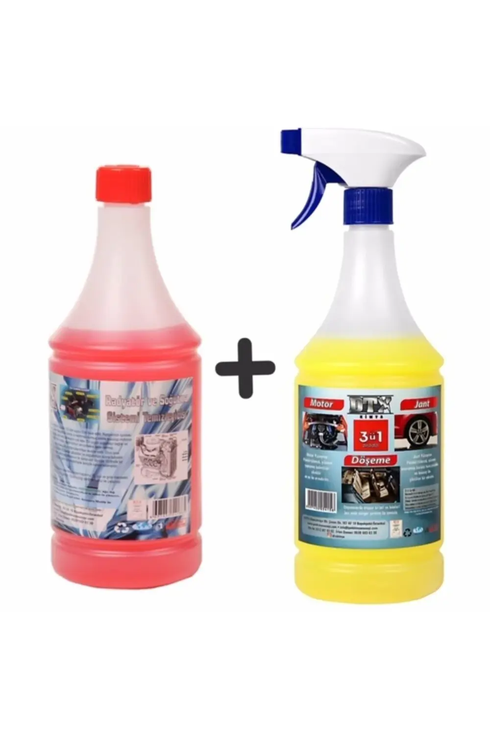 Oto Kalorifer Ve Petek Temizleme Ilacı (solventli) 1 Lt & Motor,j