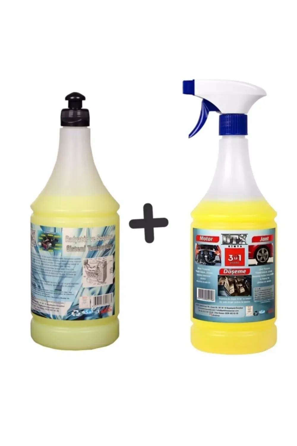 Oto Kalorifer Ve Petek Temizleme Ilacı (solventli) 1 Lt & Motor,j