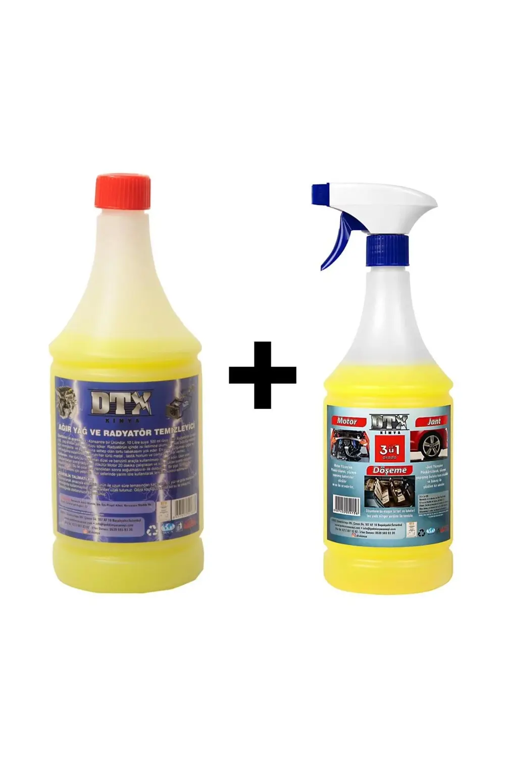 Oto Kalorifer Ve Petek Temizleme Sıvısı 1 Lt Motor Jant Döşeme İl