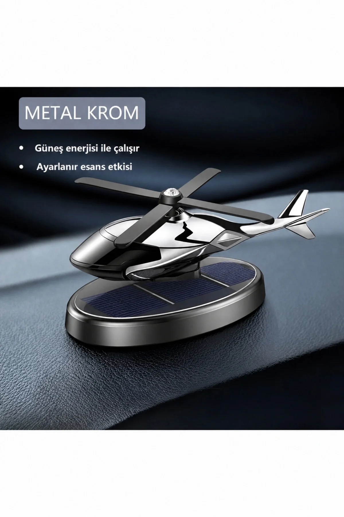 oto koku solar helikopter araç kokusu 2 tabletli güneş solar koku