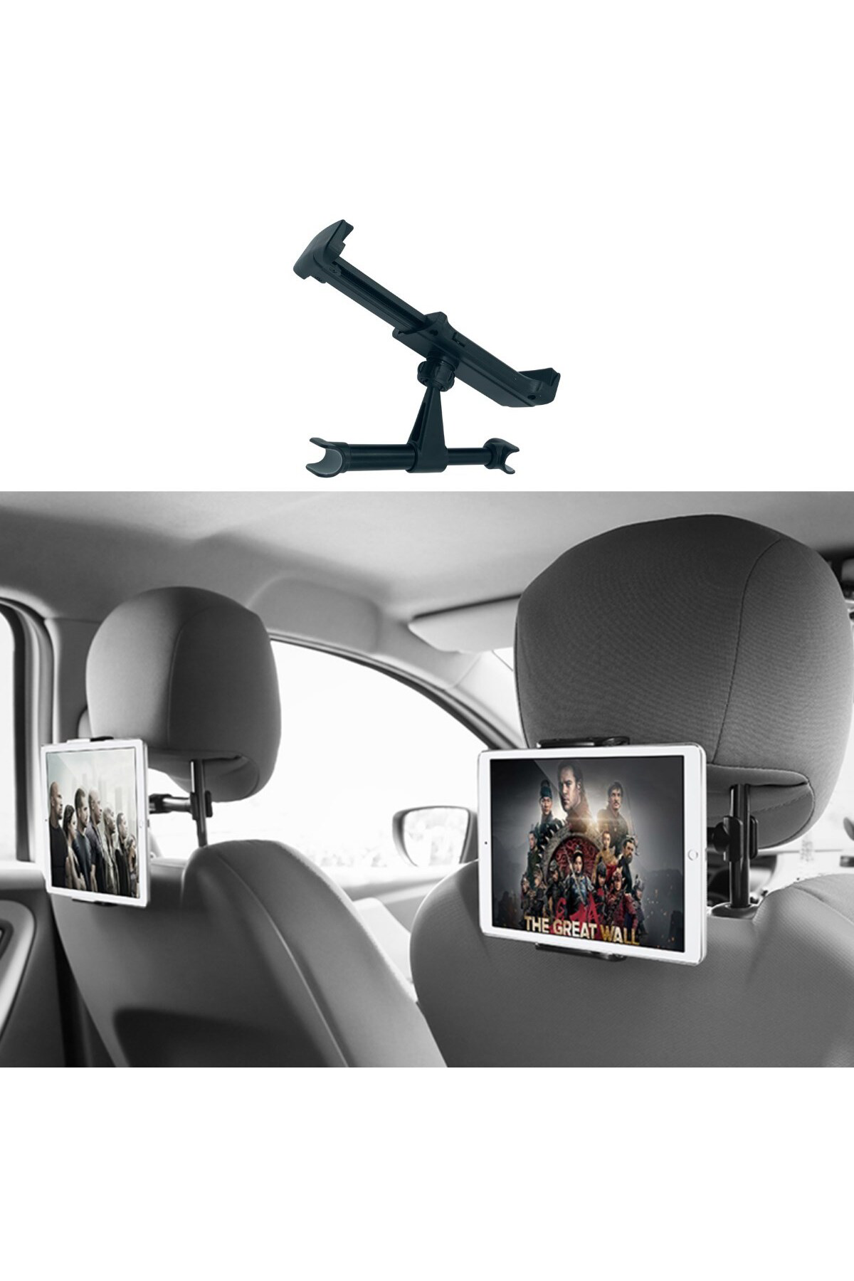 Ok Aksesuar Oto Koltuk Arkasi Telefon Tablet Tutucu Ayarlanabilir 360 Derece