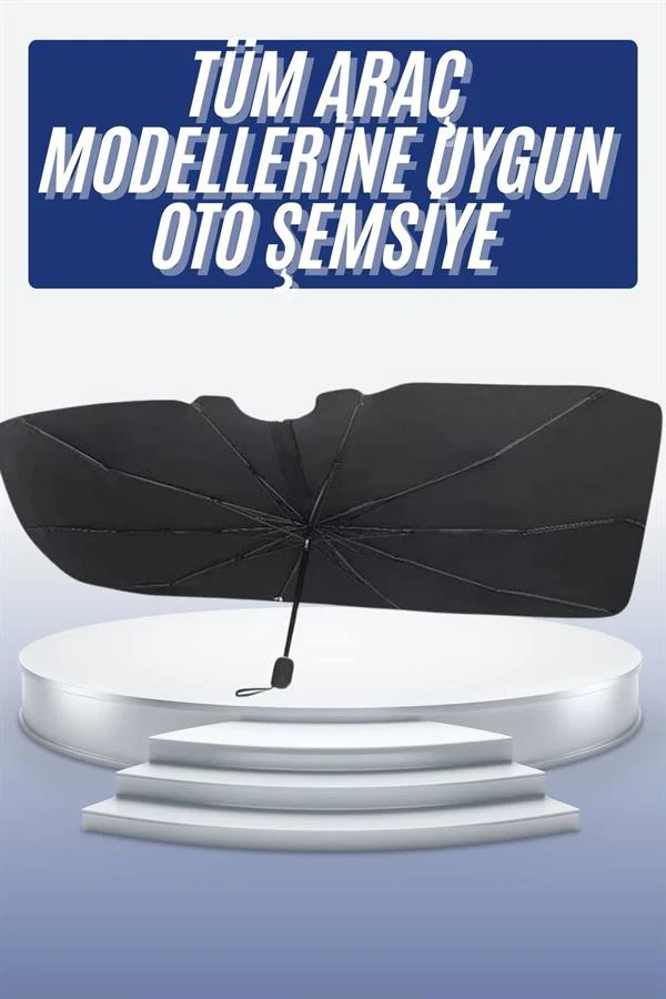Oto Ön Cam Güneşliği Otomatik Katlanabilir Gölgelik Oto Cam Şemsiye Oto Ön Cam Güneşliği Otomatik Katlanabilir Gölgelik Oto Cam Şemsiye