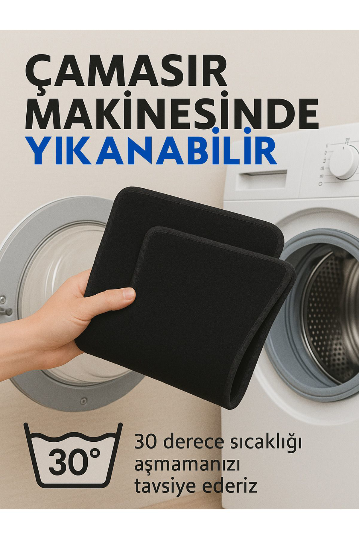 Oto Paspas Halı Kaymaz Taban Yıkanabilir Silinebilir Tüm Araç Mod