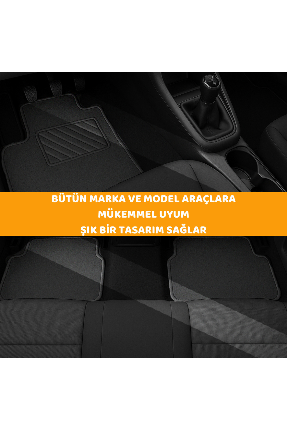 Oto Paspas Halı Lateks Kaymaz Taban Yıkanabilir Silinebilir Tüm A