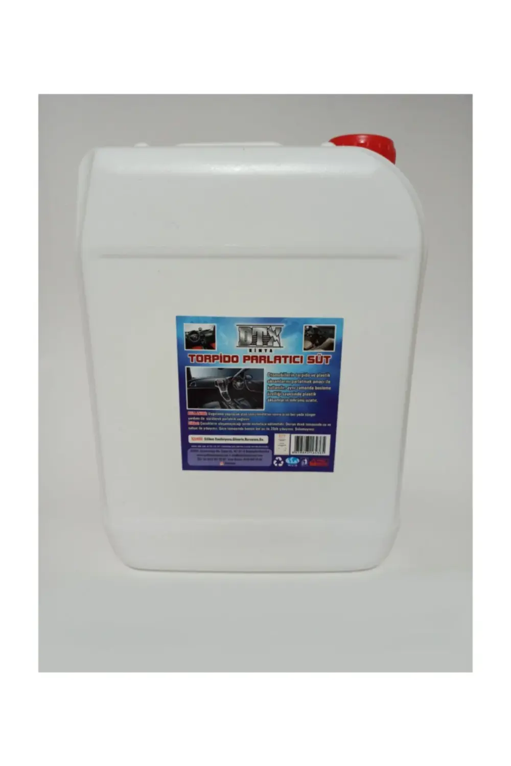 Oto Ve Motorsiklet Plastik Torpido Parlatıcı Süt 5 Kg