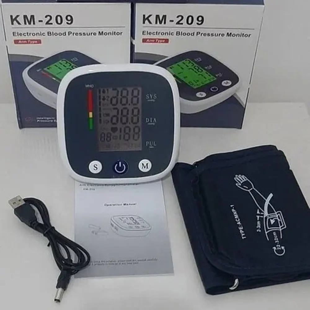 Otomatik Dijital Lcd Elektronik Tansiyon Aleti Kol Tipi Km-209 Ak
