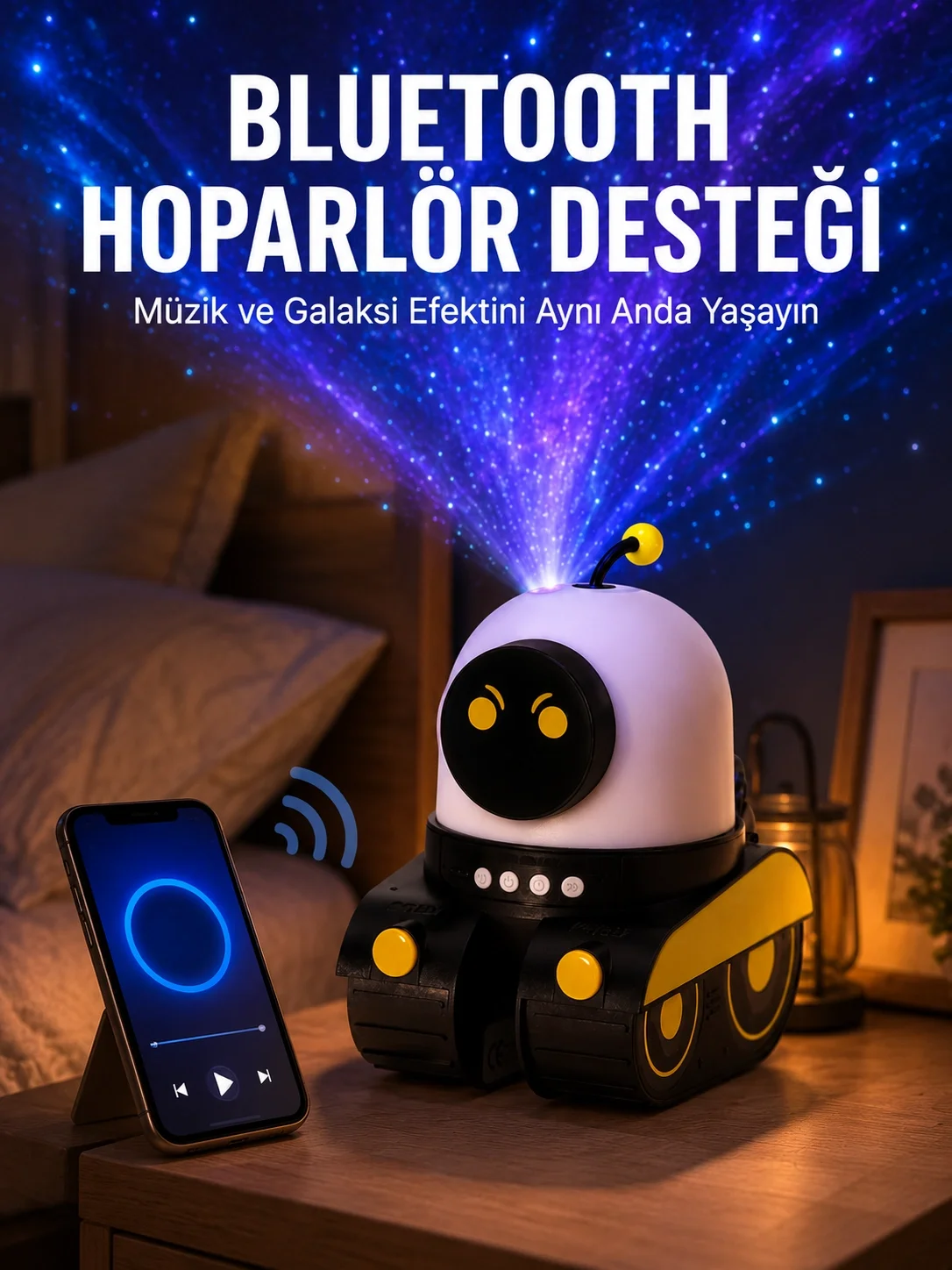 Otomatik Döner Slaytlı Üç Parlaklık Ayarlı Projektör Lamba Yeni Nesil Fiyatı, Yorumları ve Özellikleri