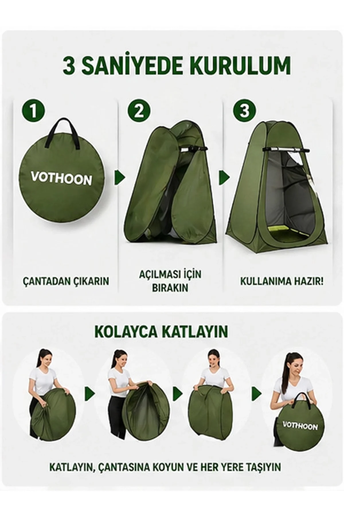 Otomatik Kabin Giyinme Çadırı 120x120x190 Cm Üst Havalandırma Yan Pencereli Duş & Wc Çadırı Otomatik Kabin Giyinme Çadırı 120x120x190 Cm Üst Havalandırma Yan Pencereli Duş & Wc Çadırı
