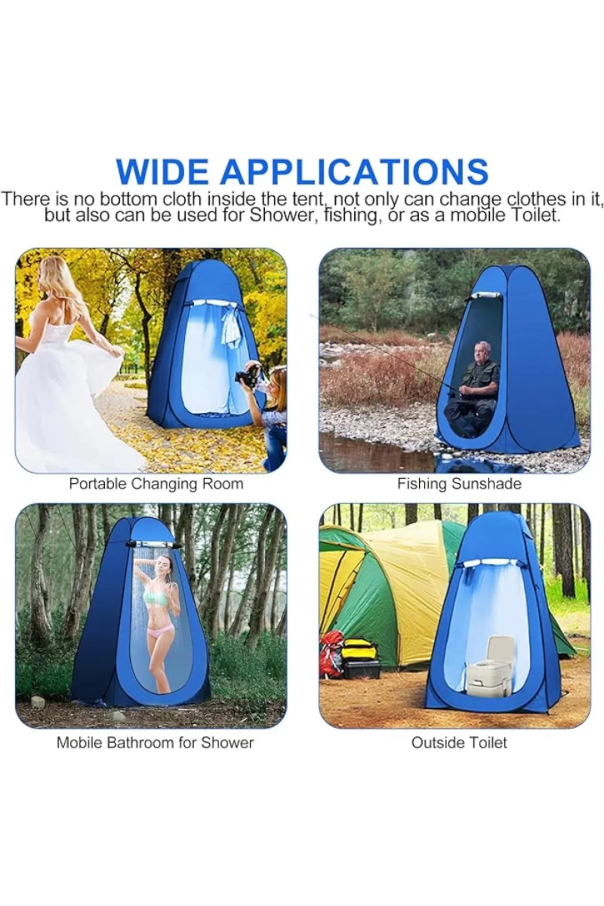 Otomatik Kamp Giyinme Çadır - Lisinya