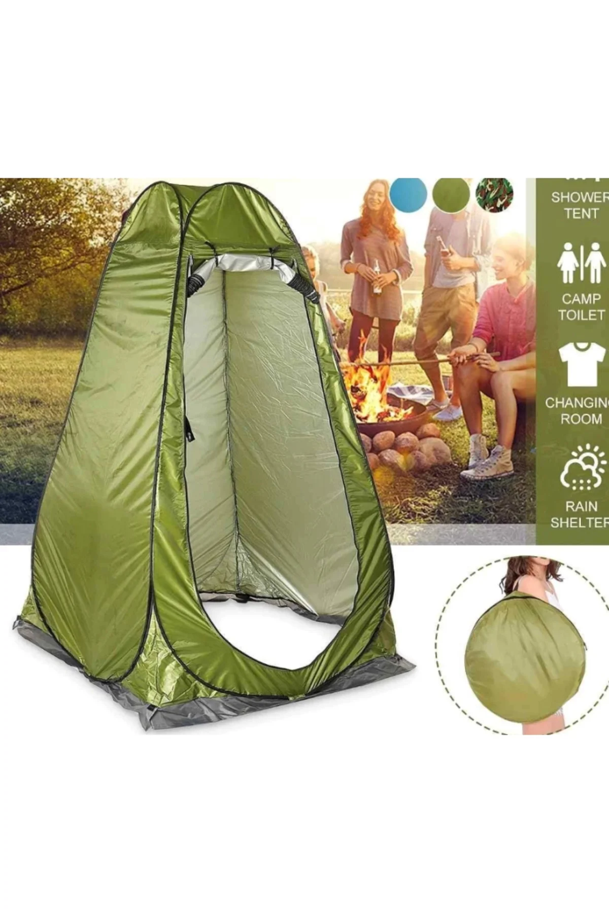 Otomatik Kamp Giyinme Çadır - Lisinya
