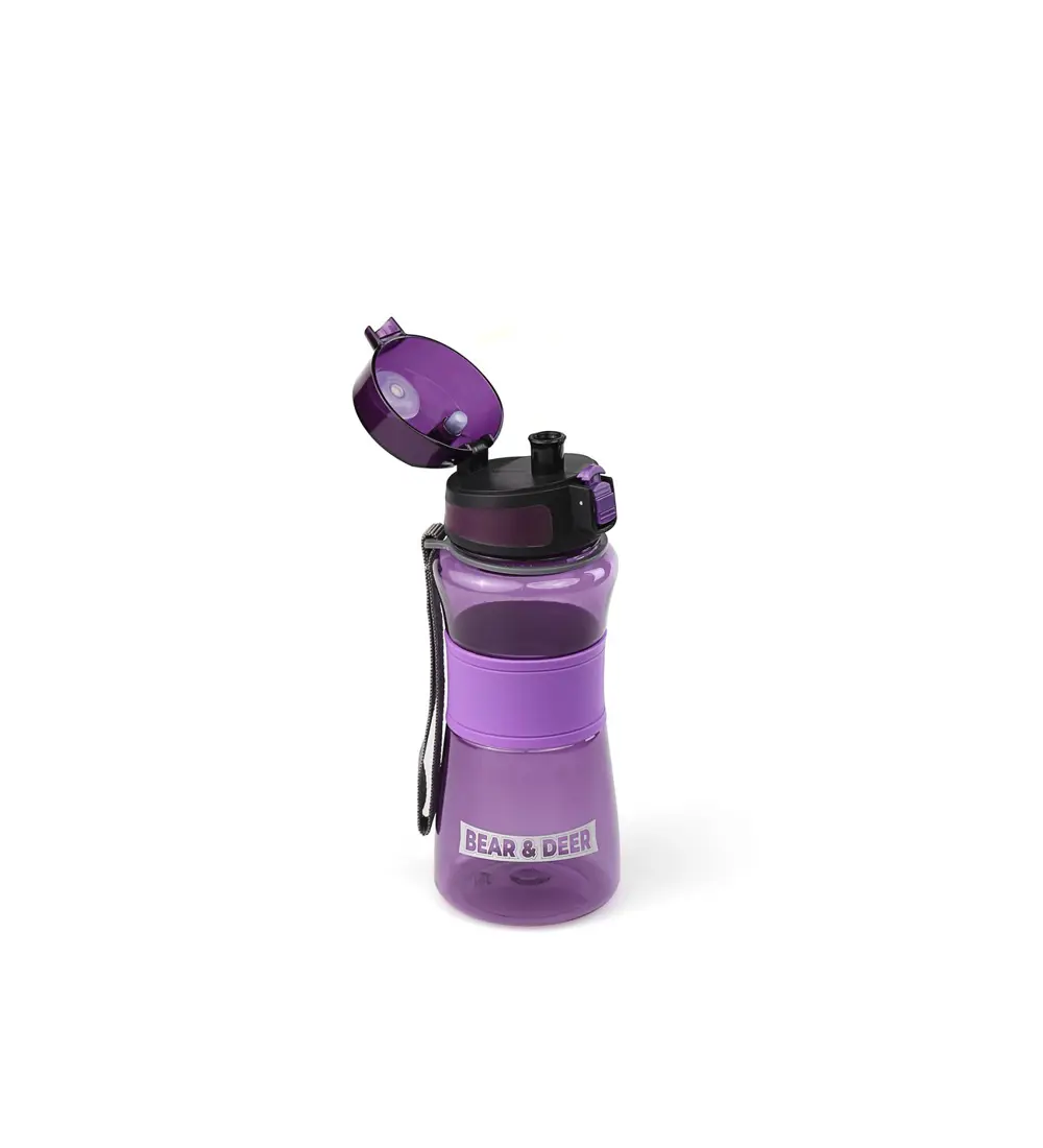 OTOMATİK KAPAK SİLİKON KEMERLİ MATARA 830 ML