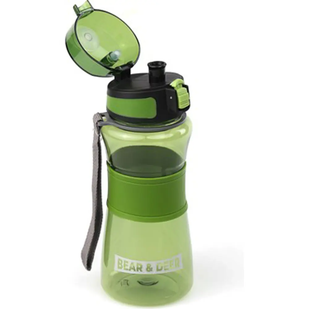 OTOMATİK KAPAK SİLİKON KEMERLİ MATARA 830 ML