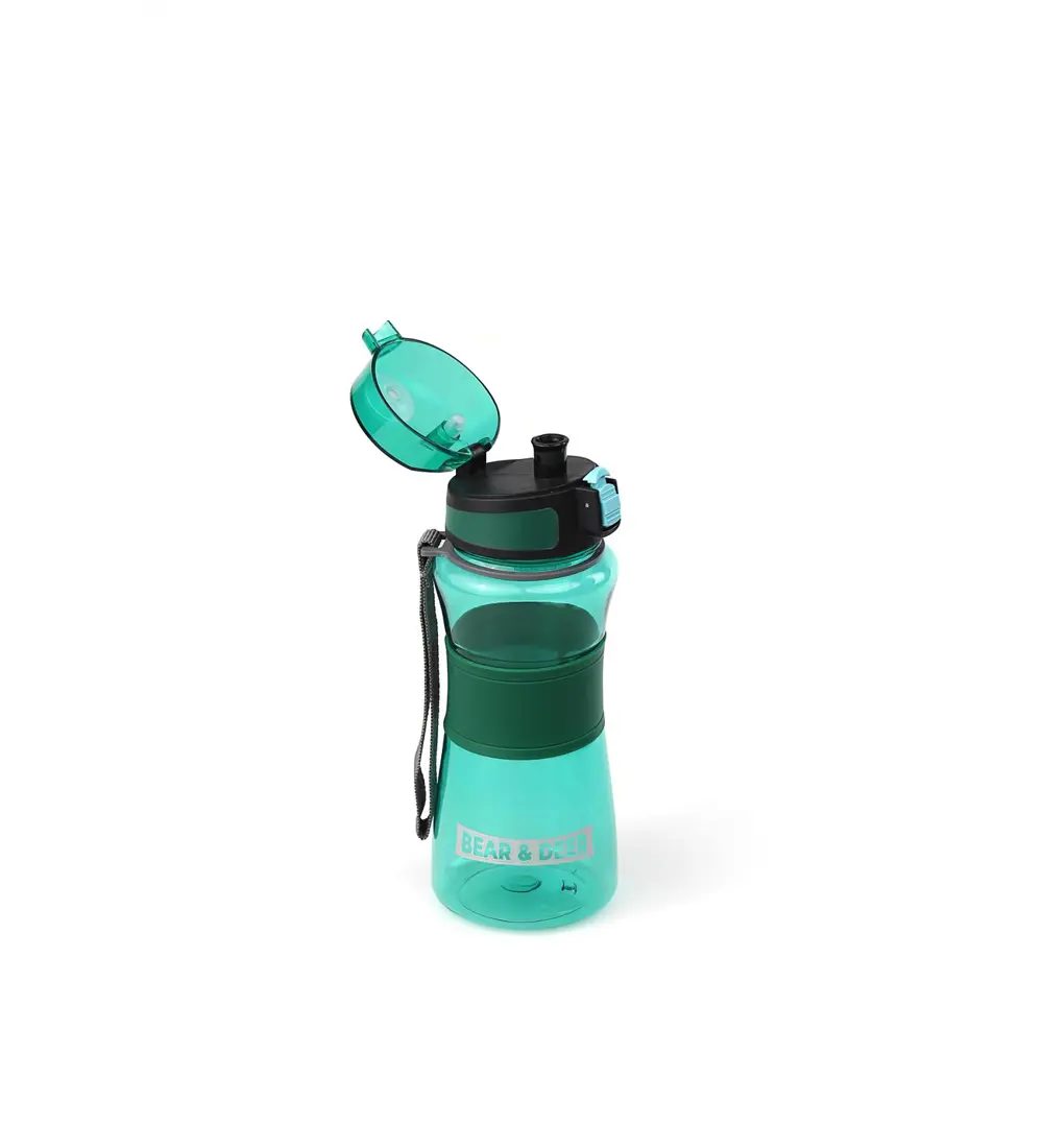 OTOMATİK KAPAK SİLİKON KEMERLİ MATARA 830 ML