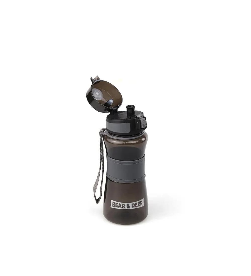 OTOMATİK KAPAK SİLİKON KEMERLİ MATARA 830 ML