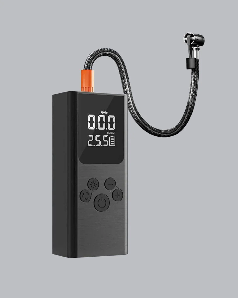 Otomatik Kapanmalı Dijital Lastik Şişirme Pompası - USB Şarjlı, Pratik ve Güvenilir