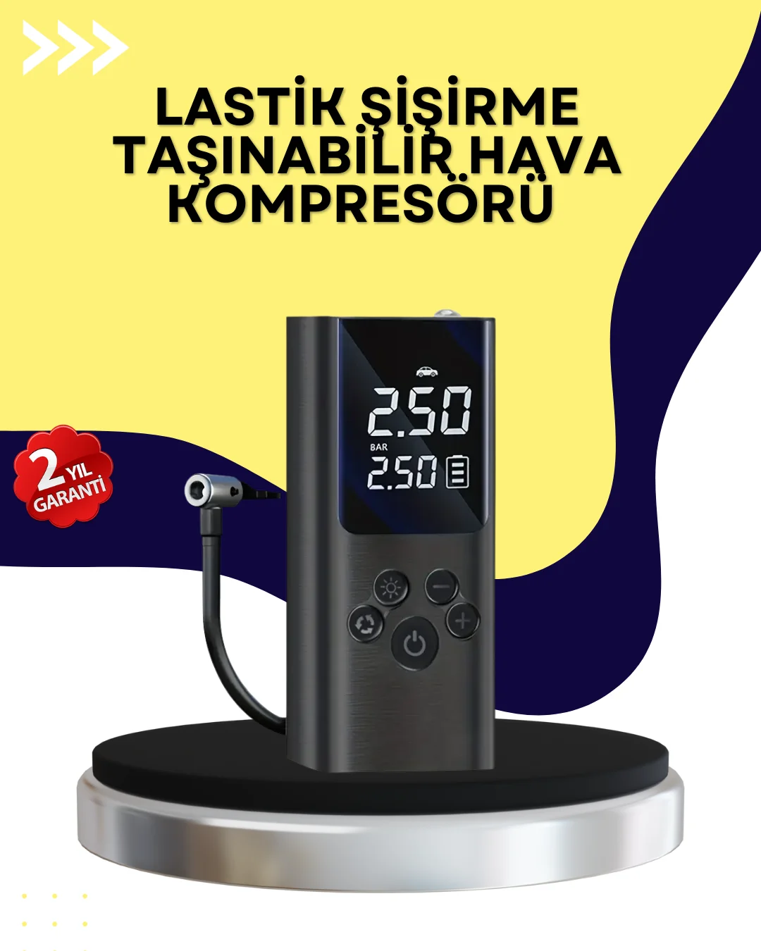 Otomatik Kapanmalı Dijital Lastik Şişirme Pompası Fiyatı, Yorumları ve Özellikleri