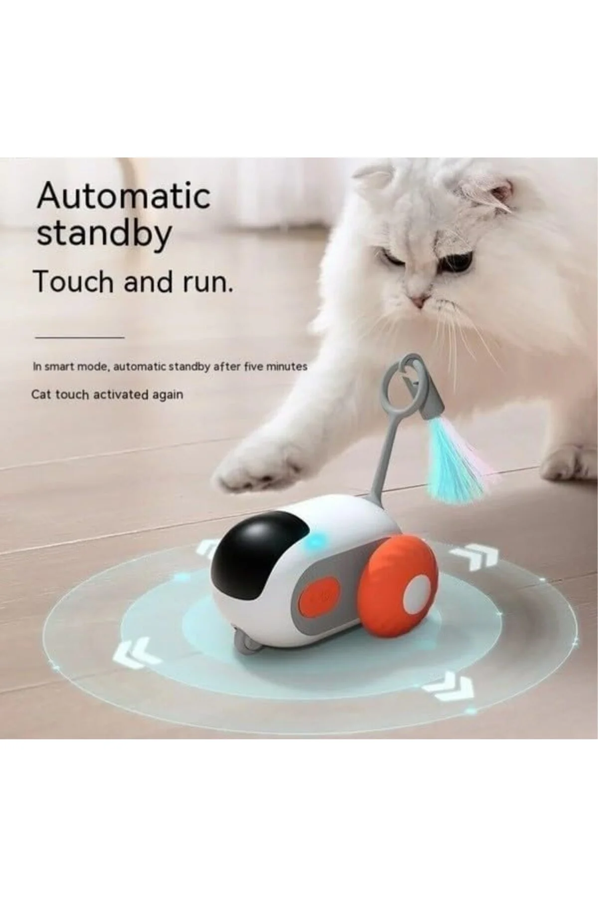 "Otomatik Kedi Oyuncağı – Akıllı Hareketli Elektronik Oyuncak, Do