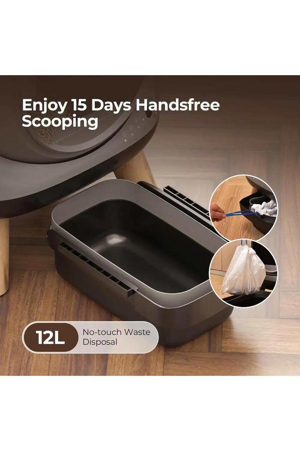 Otomatik Koku Kontrollü Akıllı Kedi Tuvaleti