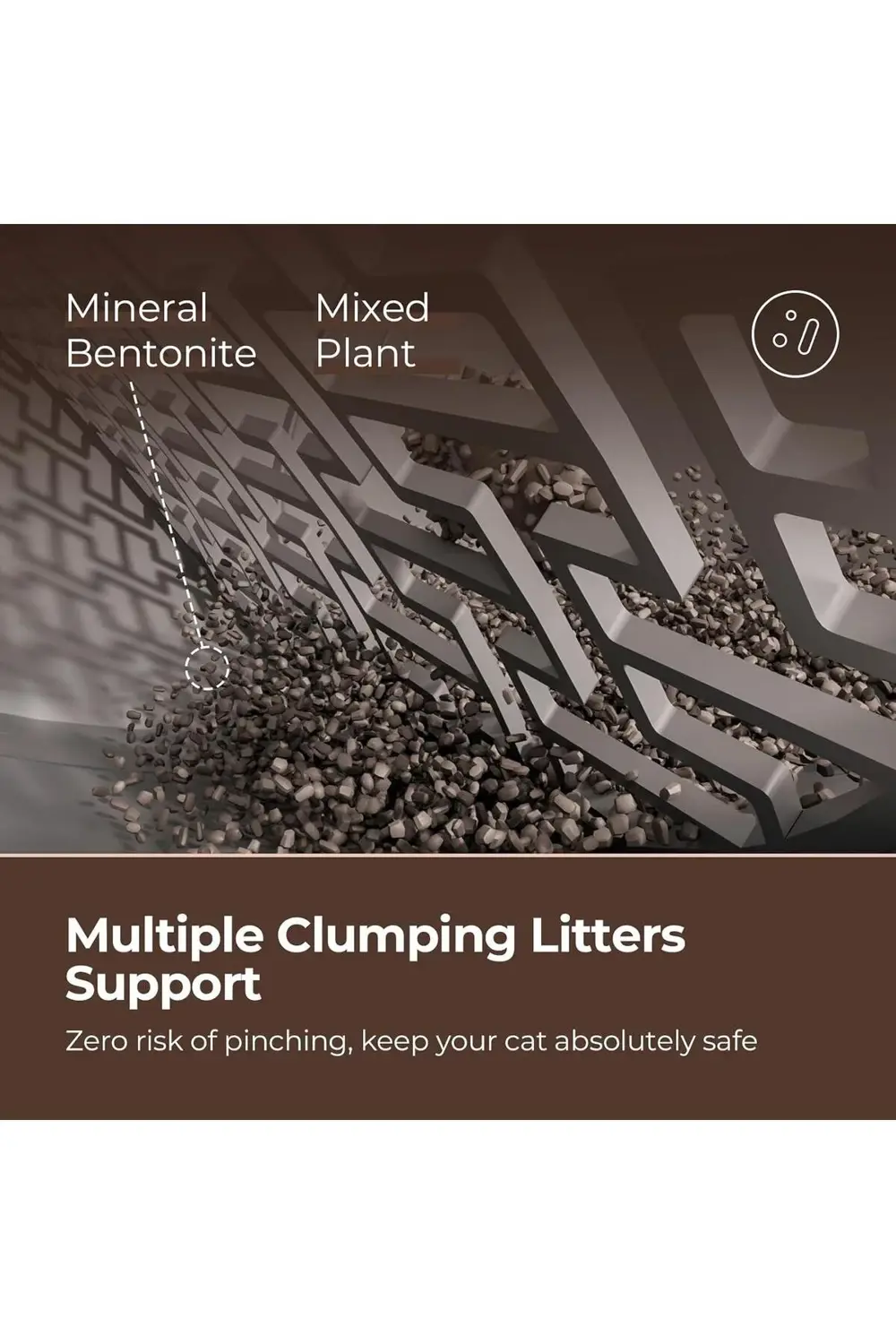 Otomatik Koku Kontrollü Akıllı Kedi Tuvaleti