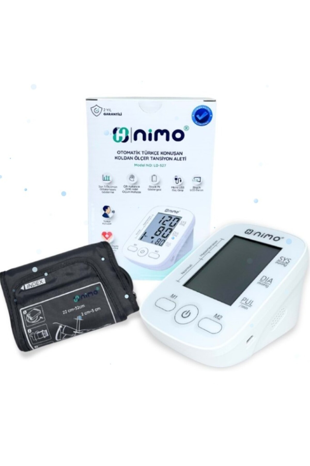 Otomatik Koldan Konuşan Tansiyon Aleti LD-527
