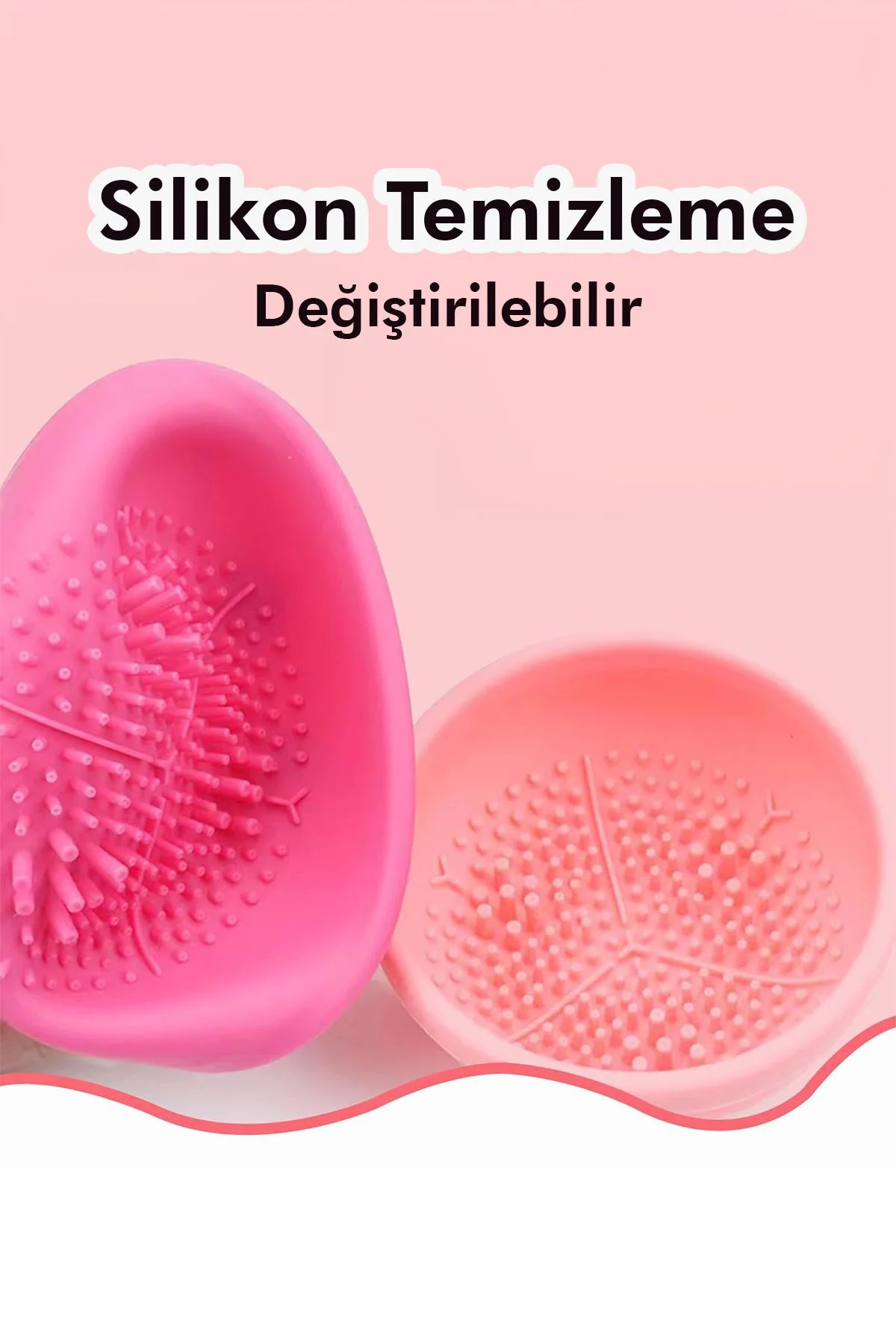 Otomatik Makyaj Fırça Yıkama Makinesi USB Şarjlı Pratik ve Hızlı 