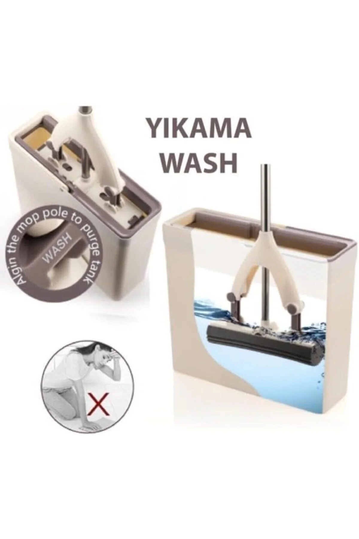 Otomatik Sıkma Kovalı Ultra Temizlikçi Yeni Sünger Mop Yılın En M