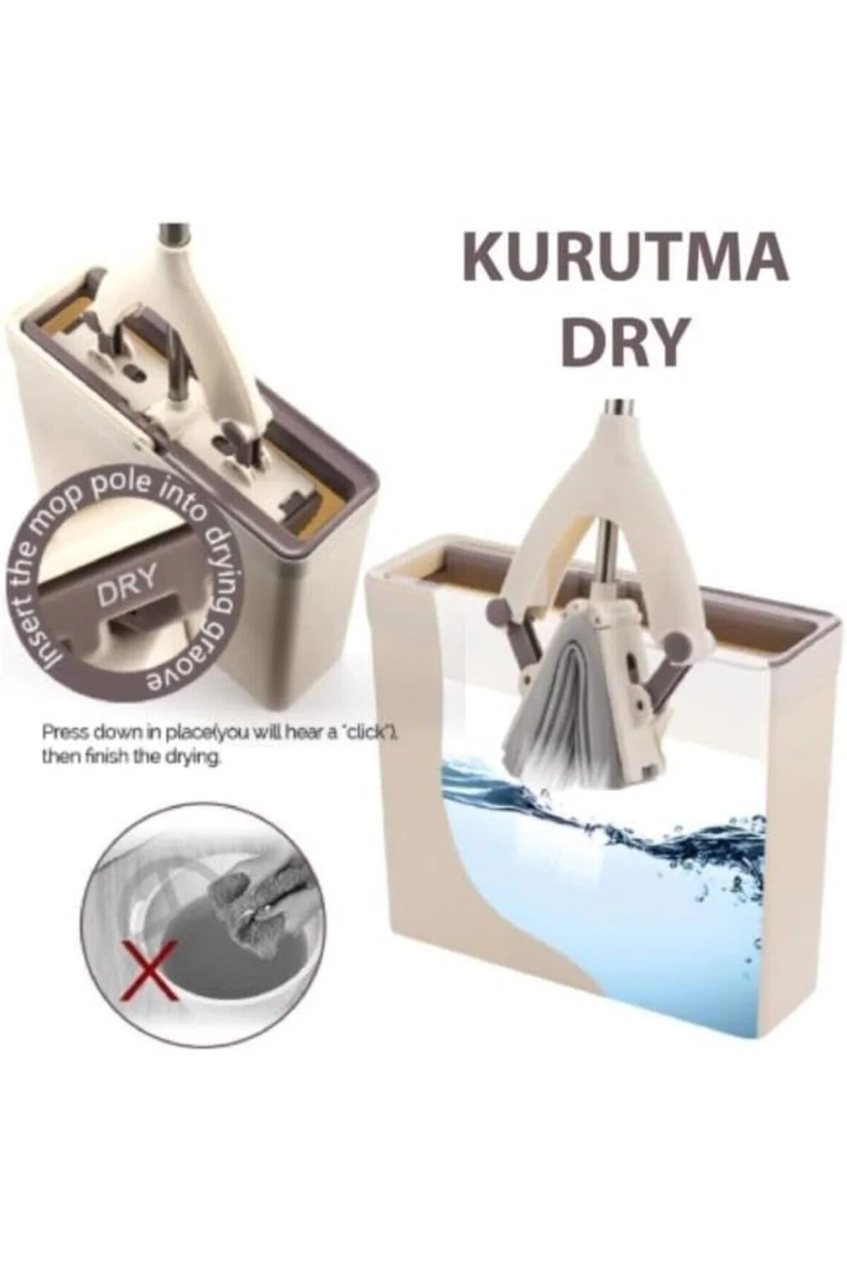 Otomatik Sıkma Kovalı Ultra Temizlikçi Yeni Sünger Mop Yılın En M