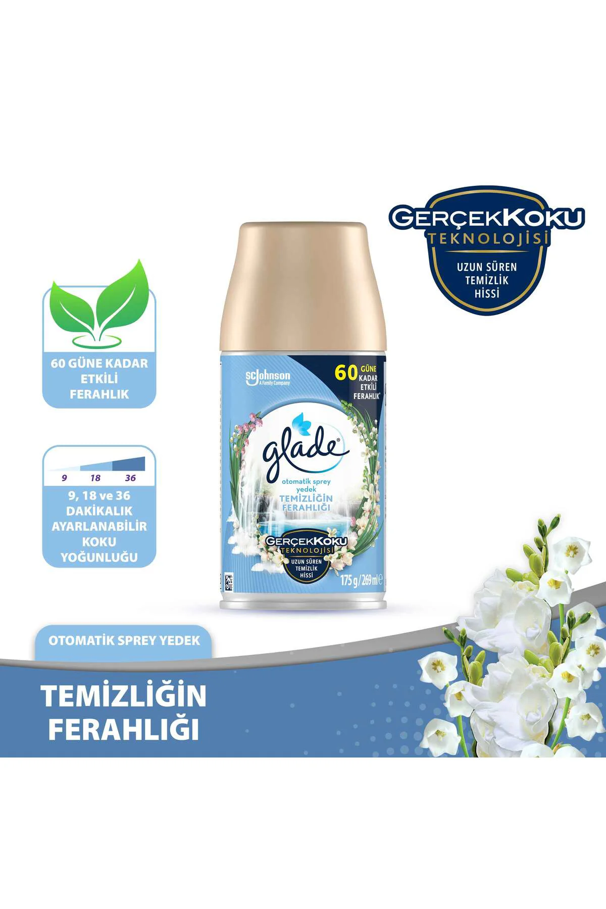 ® Otomatik Sprey Yedek Temiz Çarşaf, 269ml, 1 Yedek Fiyatı, Yorumları ve Özellikleri