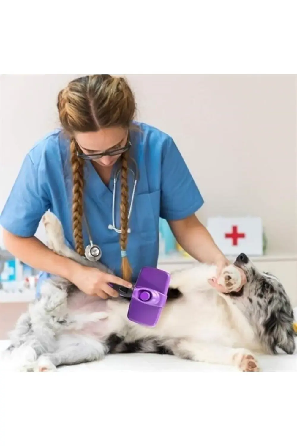 ® Otomatik Temizlenebilen Tuşlu Pratik Kedi Köpek Tüy Toplama Fır