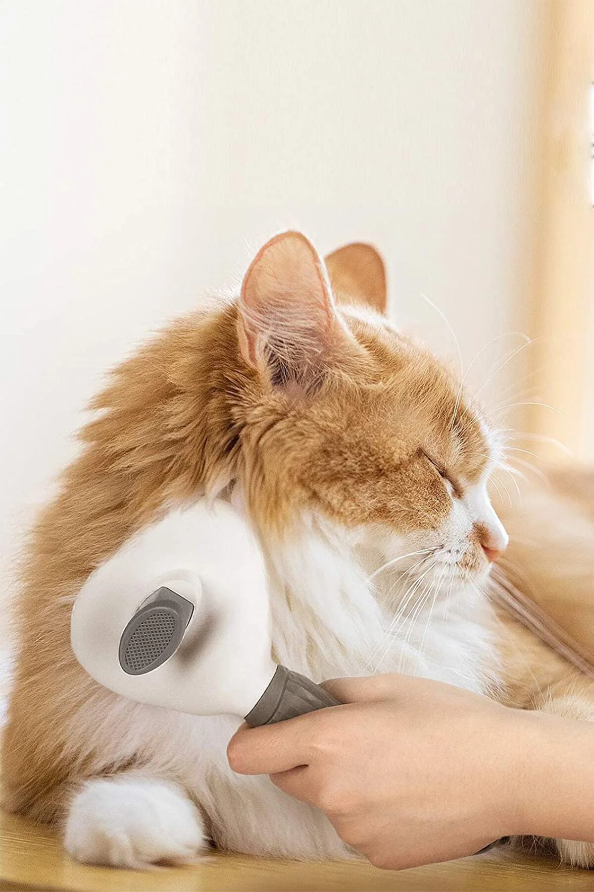 Otomatik Temizlenen Tuşlu Evcil Hayvan Fırçası Kedi Köpek Tüy Toplayıcı Tarak Evcil Hayvan Tarağı