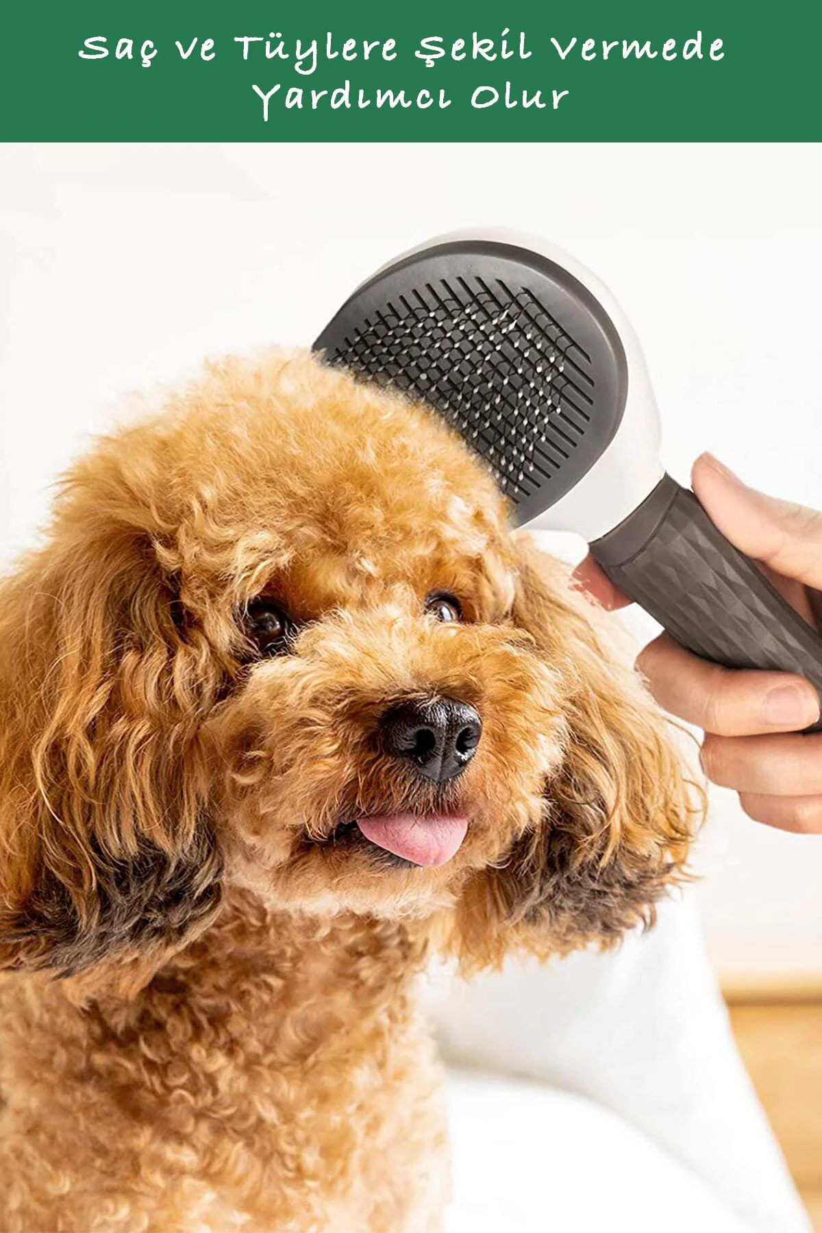 Otomatik Temizlenen Tuşlu Evcil Hayvan Fırçası Kedi Köpek Tüy Toplayıcı Tarak Evcil Hayvan Tarağı