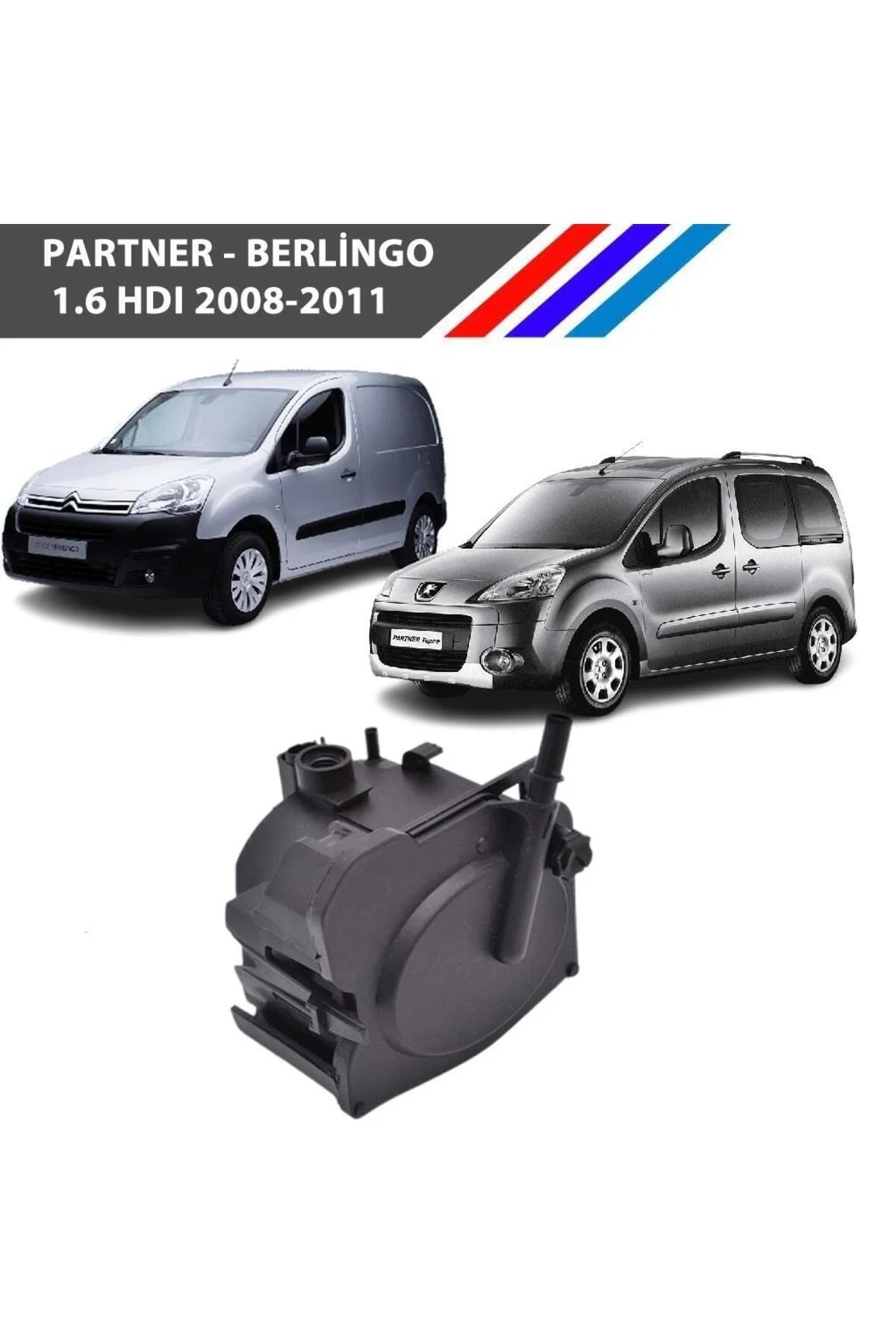 OtoMEPARTS Partner Tepee - Berlingo 1.6 HDI Motor Mazot Filtresi 