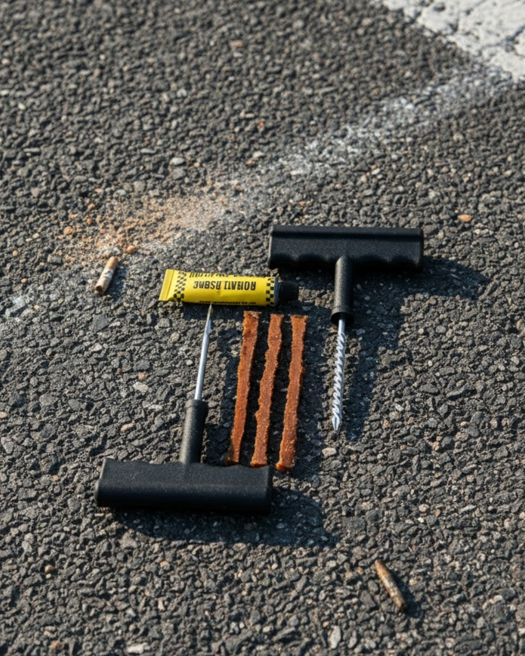 Otomobil Motosiklet Bisiklet İçin Güvenli Lastik Tamir Kiti
