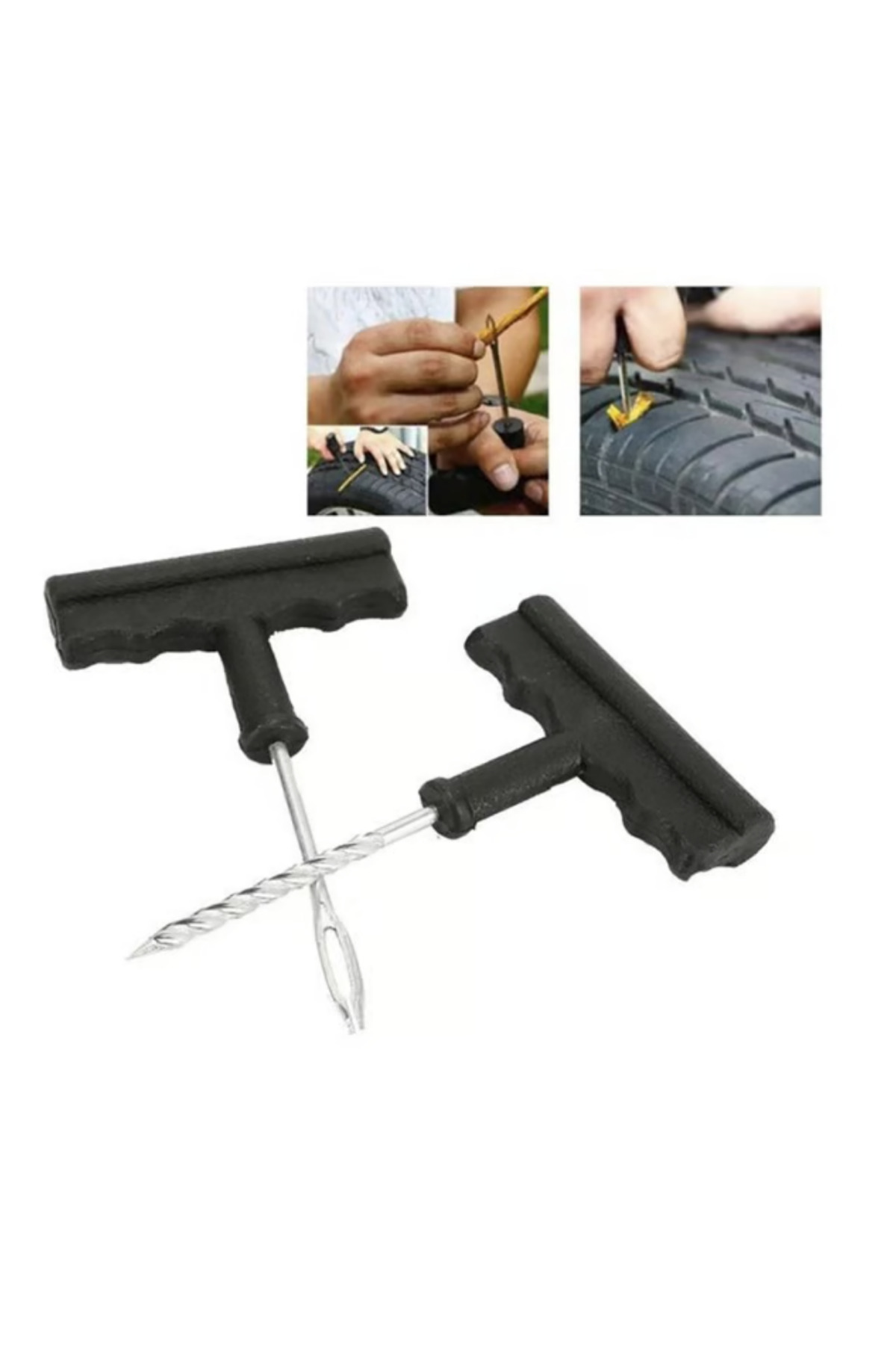 Otomobil Motosiklet Bisiklet İçin Güvenli Lastik Tamir Kiti - Lis