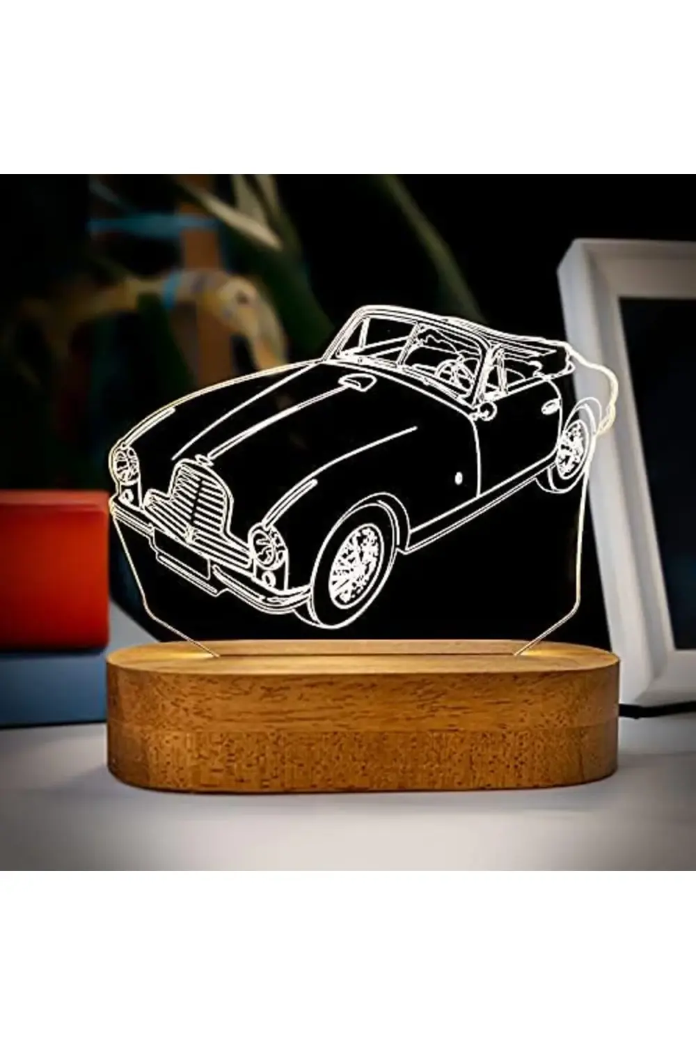 Otomobil Tasarımlı Üç Boyutlu Led Lamba 1191881