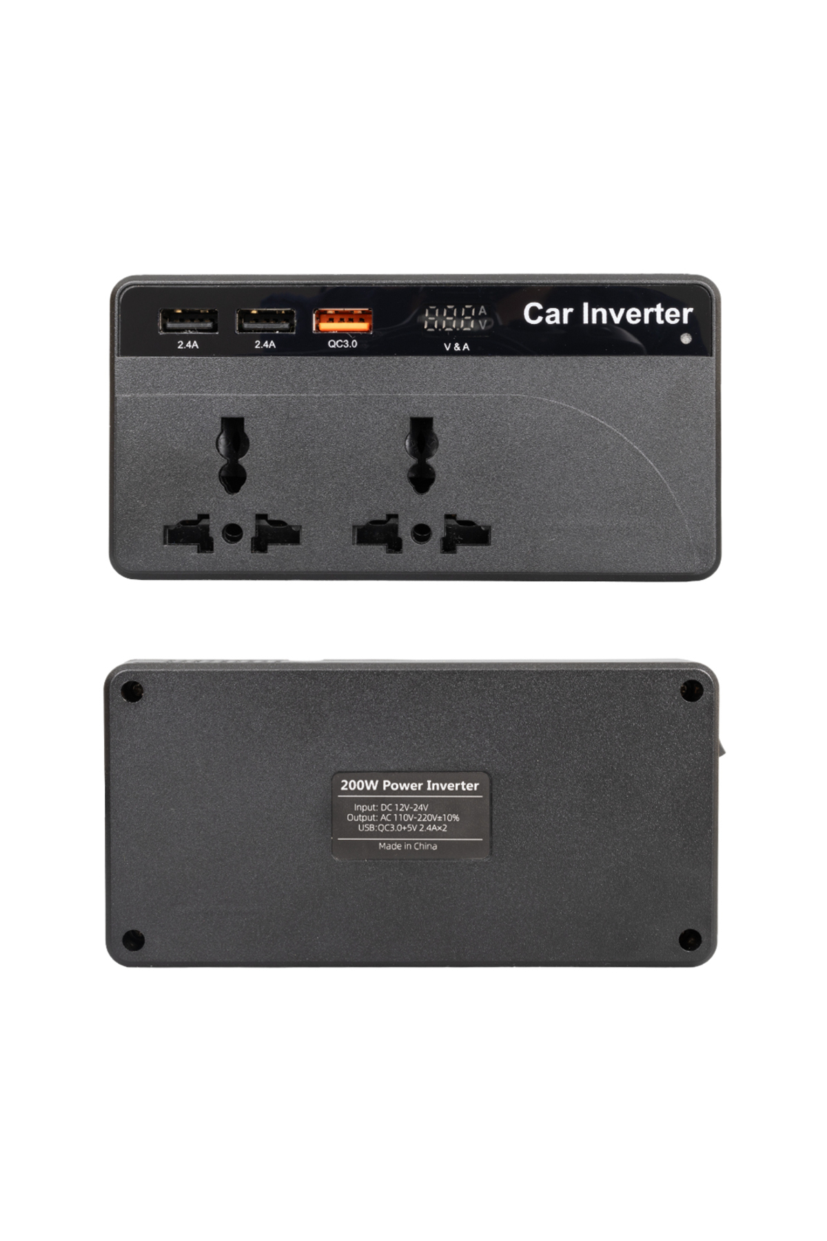 Otomobl Araba Karavan Çakmaklığından  220 Volt Elektrik Üreten Cihaz 200 Watt 3 USB Çıkışı KPF-99B7