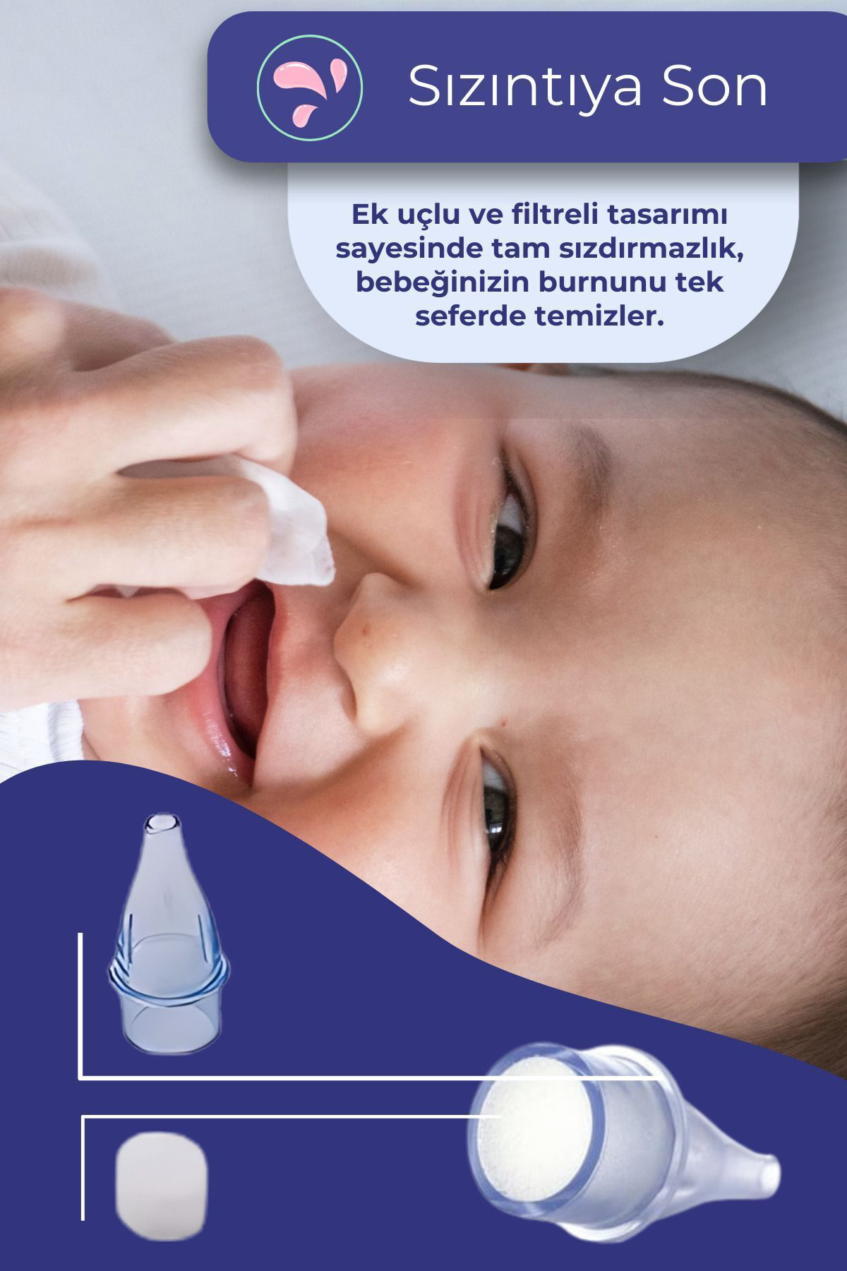 Otribebe Brunobaby Weebaby Uyumlu Nazal Aspiratör Yedek Uç Burun 