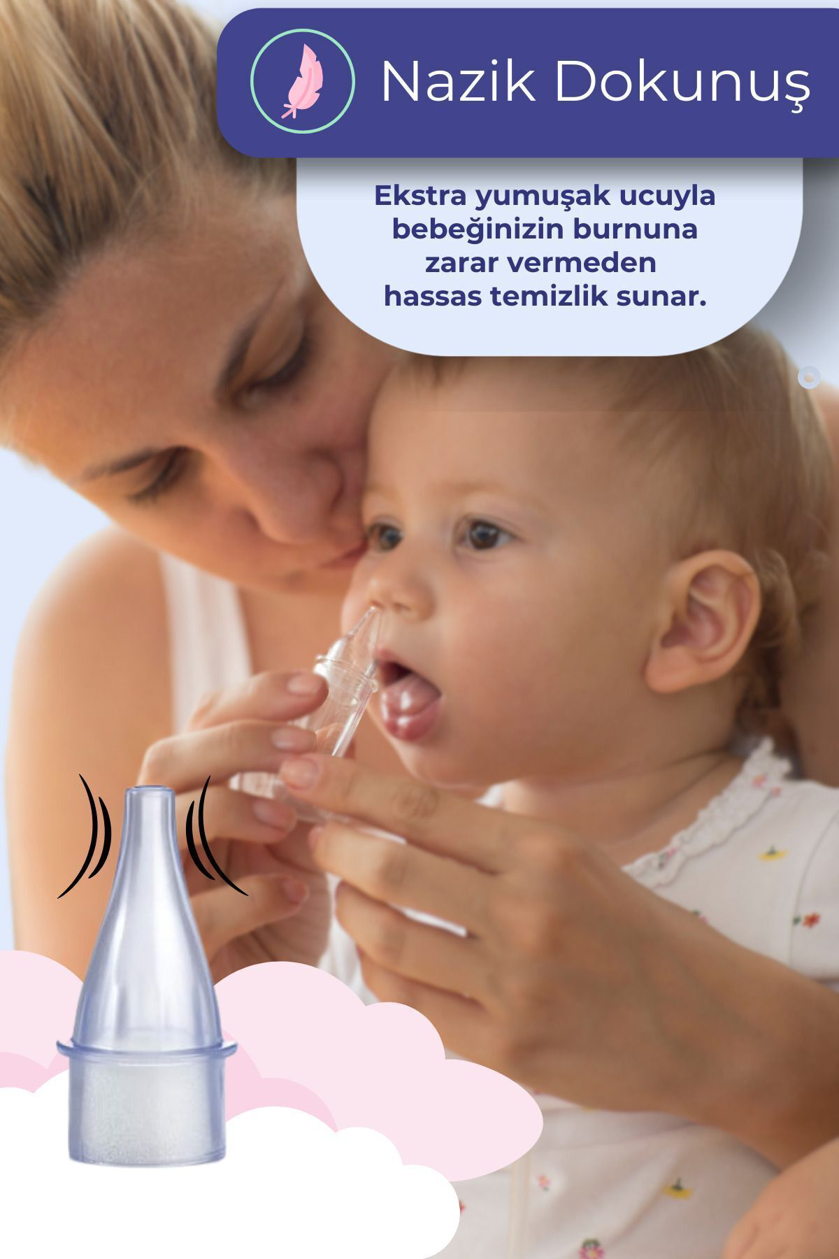 Otribebe Brunobaby Weebaby Uyumlu Nazal Aspiratör Yedek Uç Burun 