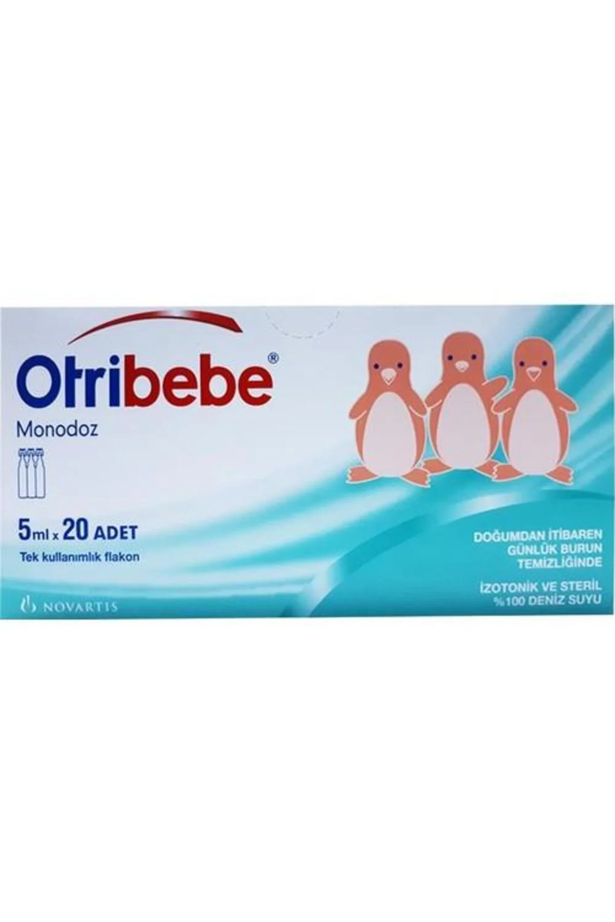 Otribebe Monodoz %100 Doğal Deniz Suyu 5 ml x 20 Flakon