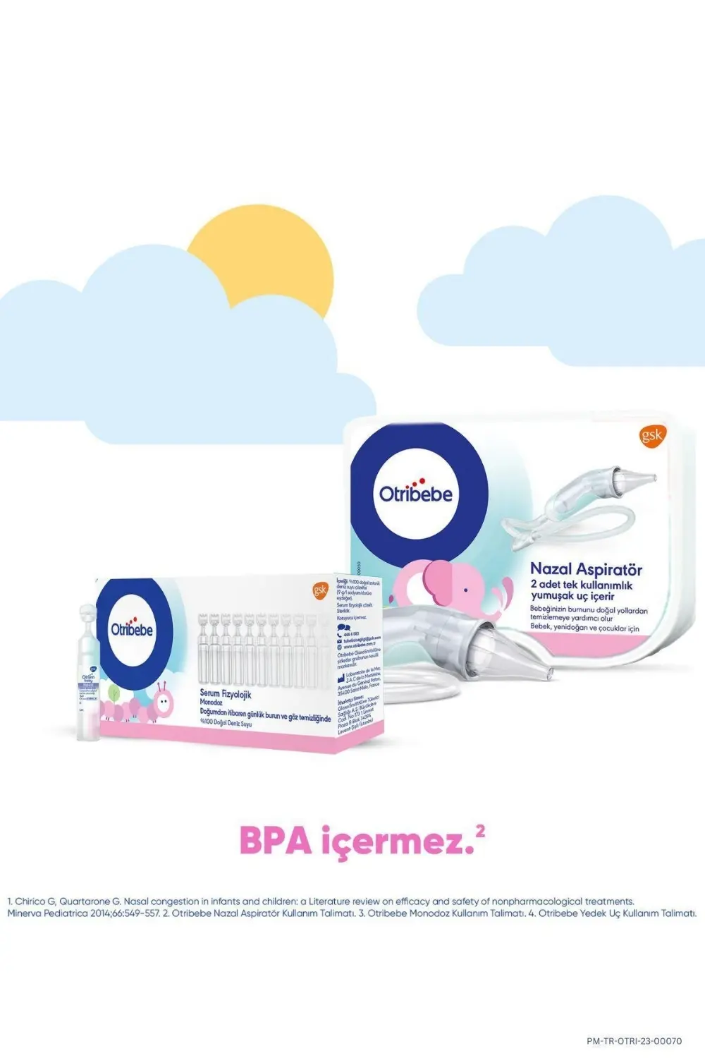 Otribebe Nazal Burun Aspiratörü