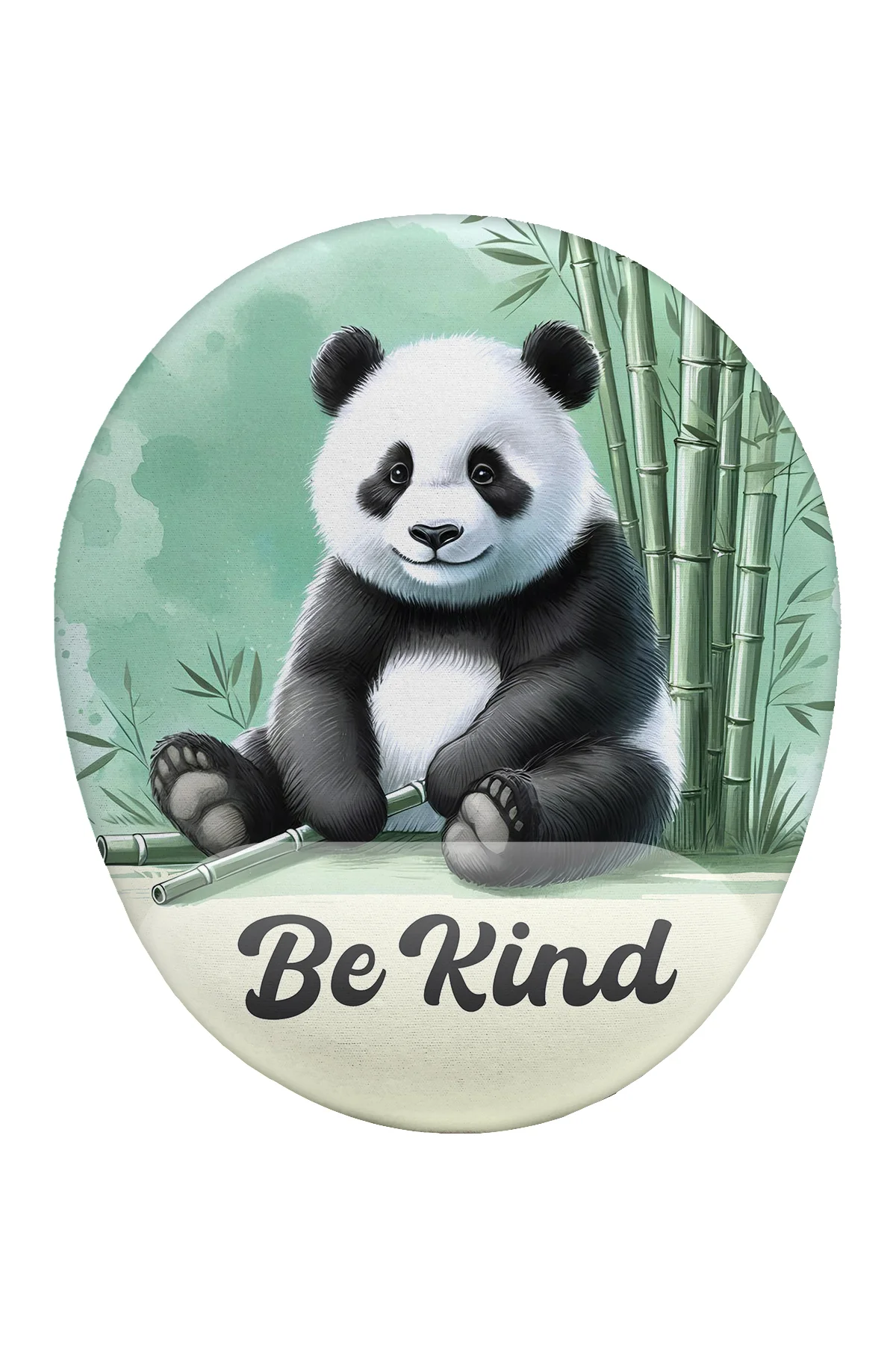 Oturan Sevimli Panda Bilek Bilek Destekli Mouse Pad Ergonomik Kay